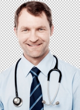 Smiling doctor