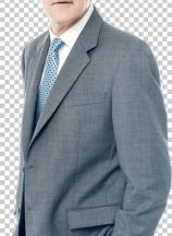 Businessman posing causally